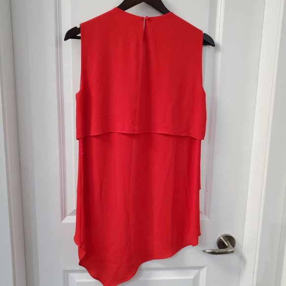 BCBG high-low dress blouse. - Picture 2 of 7